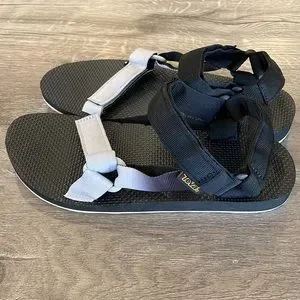 NEW Mens TEVA ORIGINAL UNIVERSAL GRADIENT Black/Lunar Rock US 9 STRAP SANDALS Teva Original Universal Gradient Black Lunar Rock Sandals  main image 2